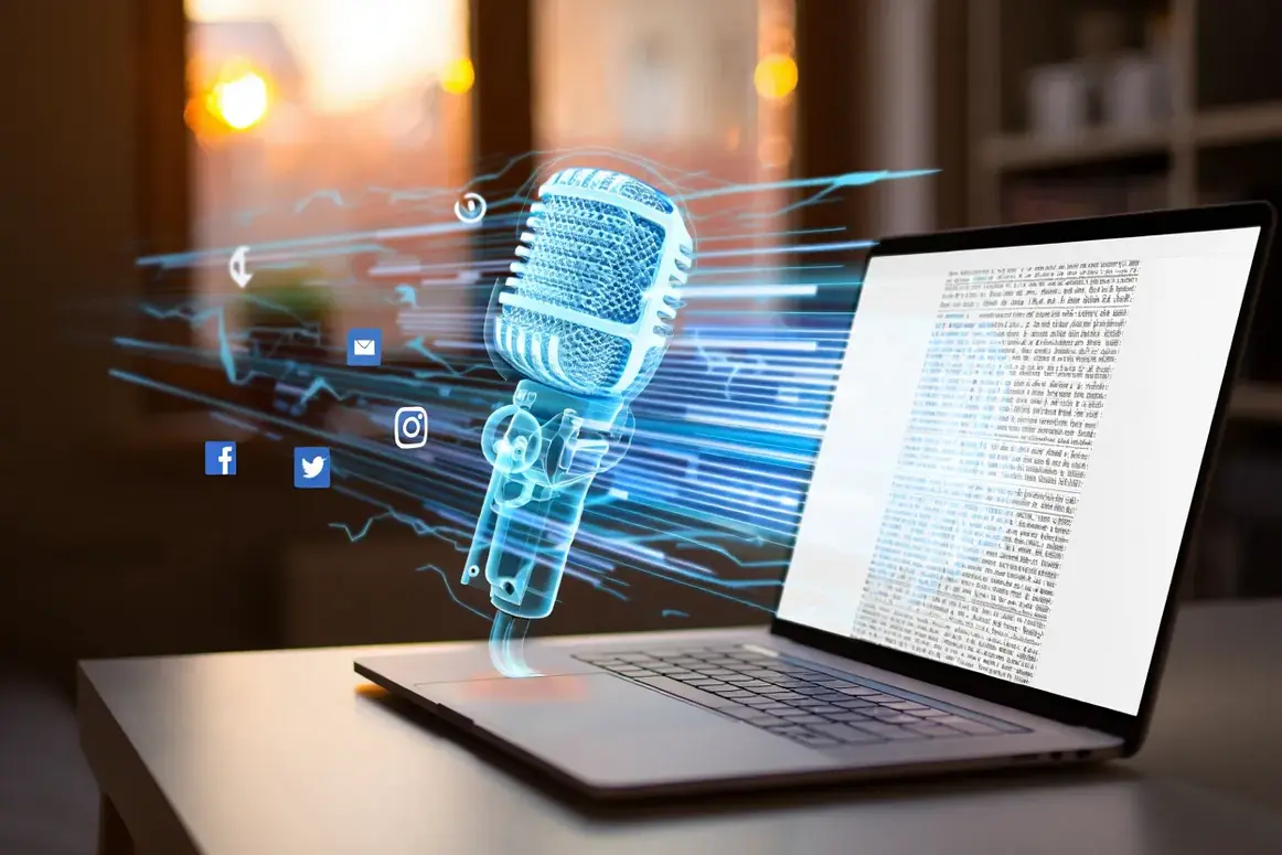 Featured image for “How to Transcribe Voice to Text for Viral Blogs”